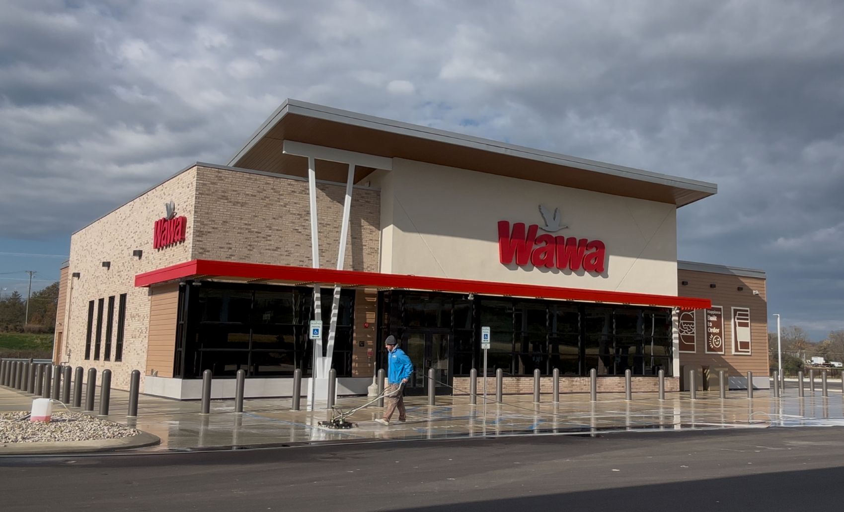 Post Construction Concrete Pressure Washing